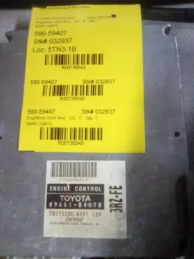 590-59407 Toyota Engine Ecm Electronic Control Module Right Hand Dash 2wd Fits 02 Tacoma 735543