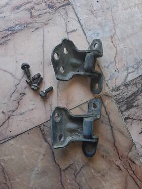 Toyota 68710-17020 91-95 Mr2 Sw20 Door Hinges Hinge Right Passenger Side Rh Set White Bolts