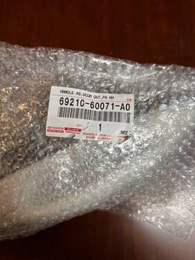Toyota 6921060071a0 Genuine Handle Assy Front Door Outside Rh 69210-60071-a0