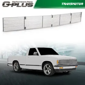 Trans0409-57 Transmotor2013 Fit For 91-1993 Chevy S-10/91-94 Blazer Front Upper Chrome Billet Grille Insert