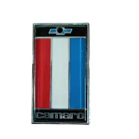 6838 Trim Parts 1975 1976 1977 Camaro Rear Trunk Emblem Assembly Red White Blue
