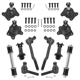 Trq Psa65359 Front Steering And Suspension Kit Ball Joint Sway Bar Stabilizer Link Tie Rod