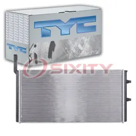 Sx-4093 Tyc Auxiliary Radiator For 2011-2016 Bmw 550i Xdrive 4.4l V8 Cooler Cooling Ng