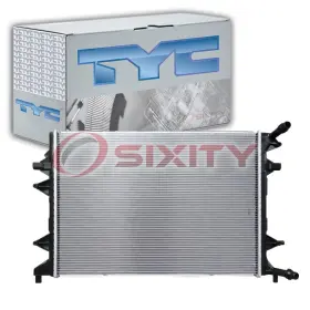 Sx-4394 Tyc Auxiliary Radiator For 2016-2018 Volkswagen Jetta 1.4l L4 Cooler Cooling Vf