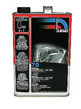 Usc-70-1 U. S. Chemical & Plastics 037307890614 2.1 Voc Hyper Clearcoat - Gallon