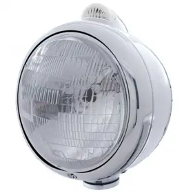 31541 United Pacific Guide Headlight 682 C Style Rh/lh 7 Inch Round Chrome
