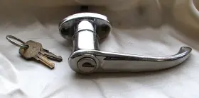 Mm109 Unsure Vintage Exterior Auto Truck Door Handle Locking With 2 Keys Ford Chevy Dodge