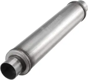 185996 Upower 2.25 Inch Inlet/outlet Exhaust Muffler 18 Body Length 22 Overall