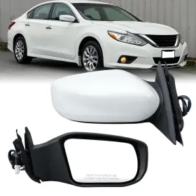 Yh82011162 Vanlogy Right Passenger White Side Mirror For 2013-2018 Nissan Altima Sedan Replace#