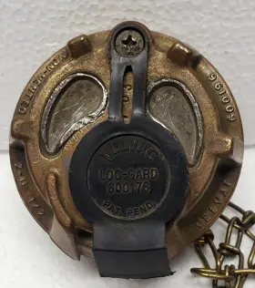 961009 Velvac Brass Gas Cap Non-vented 2 Inch 11.5 Tpi Locking Fuel No Key