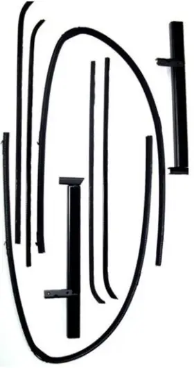 01a-45983-5w Vintique 01a-45983-5w/4d Ford 5 Window Coupe Fordor Sedan And Delivery Ft Dr Channel Kit