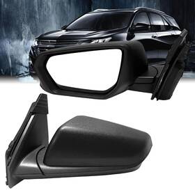 Vmdccdz Vm241004-l Left Mirror Heated Manual Folding For 2018-23 Chevy Equinox Textured Black