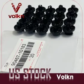 90467-10183 Volkn Oem Bumper Clips 7mm Fastener Fender Push Plastic Rivet For Toyota Pontiac Us