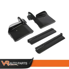 Zp-02bub565aabk Vr Auto Parts 4 Pcs Fit For 1979-1985 Cadillac Eldorado 2-door Front Bumper Fillers Set Black