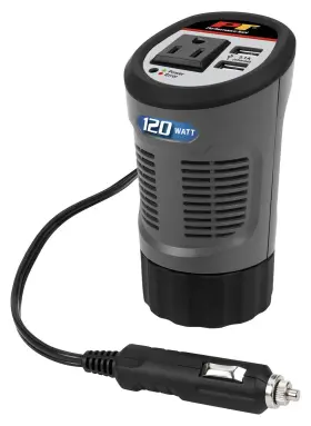 W16650 Wilmar 120-watt Cup Power Inverter