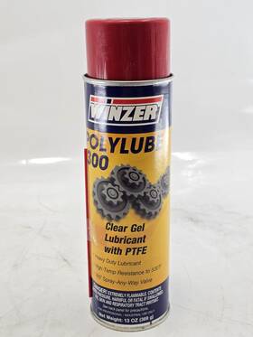 Winzer 891.255 Polylube 255 Clear Gel Lubricant With Ptfe - 13 Oz