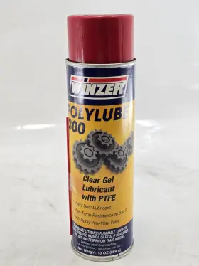 891.255 Winzer Polylube 255 Clear Gel Lubricant With Ptfe - 13 Oz