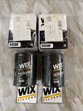 Wix Filters 51515r Lot Of 2 Oil Filter Racing