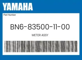 Bn6-83500-11-00 Yamaha Genuine Meter Assy -