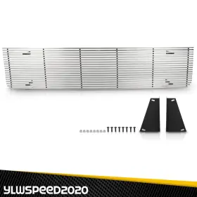 Yl20241220-1 Ylwspeed20 Fits 1973-80 Chevy Gmc C/k Pickup Suburban Upper Stainless Chrome Billet Grille