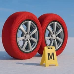2020 En 16662-1 Approved Car Snow Socks Size M Nuovo. Price: $46.19.