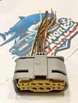 Mercedes-benz Headlight Wiring Harness Connector Pigtail Plug PA66 GF25 A3 Oem Used. Price: $30.00.