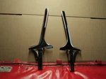 Corvette 1961 LATE/1962 Re-chromed Door Posts # 3762557 & 3762558 Remanufactured. Price: $900.00.