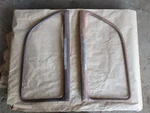 1949 Plymouth Special Deluxe Rear Door Garnish Mouldings Used. Price: $116.99.