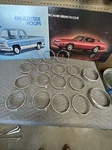 Trim Rings Mopar Headlight Bezel 17 Pieces Vintage Auto Parts Oem 1950S 1960 Used. Price: $100.00.
