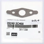 Genuine Oem Hyundai Kia Sorento Turbocharger Oil Drain Tube Gasket 28246 2C400 New. Price: $13.86.