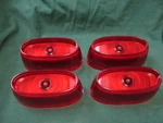 1958 Ford Custom, Fairlane & 500 Tail Light Lenses - Set Of 4 New. Price: $70.00.