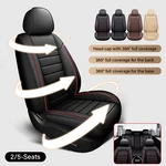 Leather Covers Full Set 5 Seats Front Rear Split Headrest For Hyundai Venue New. Price: $147.83.