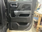 2014 Chevrolet Silverado 1500 Pickup Rear Passenger Door Trim Panel Used. Price: $175.00.