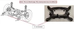 Rear Crossmember Subframe Oem 14-20 Acura Mdx Used. Price: $175.00.