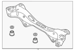 Genuine Kia Cross-member 55405-3V150-DS New. Price: $278.04.