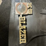 1976-80 Chevrolet K-5 Blazer Fender Emblem Gm 14016630 349697 Used. Price: $34.99.