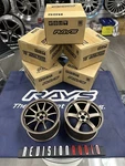 Rays Wheels 1:4 Scale Volk Racing TE37 Saga S-plus Collector Item Rare Genuine New. Price: $550.00.