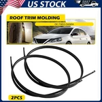 2X Black Outer Roof Trim Molding Kit Replacement For 2013-2018 Nissan Sentra New. Price: $29.99.