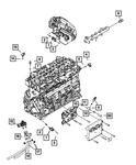 Genuine Mopar Banjo Connector Screw 68005332AA New. Price: $21.54.