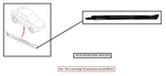 Right Wht Rocker Panel Moulding Oem 2015 Dodge Durango 1PA94RXFAF Used. Price: $108.00.