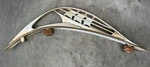 Vintage 1937 Plymouth Mopar Coupe Sedan Hood Ornament Emblem Chrome 741919 Used. Price: $170.00.