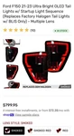 Recon Fits 2021-2023 F150 & Raptor Ultra Bright Smoked Led Tail Lights... Used. Price: $499.90.