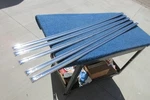 Ford Station Wagon Roof Rack Strips 1960 1961 1962 1963 Falcon Country Squire Used. Price: $328.00.