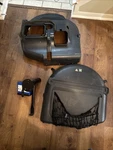 2000-2003 Mercedes Benz W163 ML55 Amg Spare Tire Cover W/ Brackets Oem. G1327809 Used. Price: $250.00.