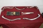1941 Chevrolet Nos Gm Chrome Grille Mouldings & Emblem New. Price: $3000.00.