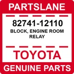 82741-12110 Toyota Oem Genuine Block, Engine Room Relay New. Price: $57.00.