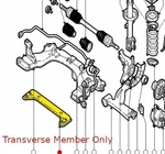 Crossmember/k-frame Front Suspension Transverse Fits 04-12 Escape Used. Price: $275.02.