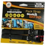 Rok Straps Adj. 12-42 X 5/8" Stretch In BLACK-2 Pack New. Price: $39.40.