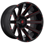 Inch Black Red Wheels Rims Fuel Contra 20X10 For Jeep Wrangler Jk Jl Set 4 New. Price: $1840.00.
