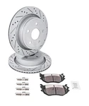 Jegs Truck-n-tow JX25 Brake Pads & Rotors Kit Fits Select 2007-2022 Chrysler, New. Price: $260.99.